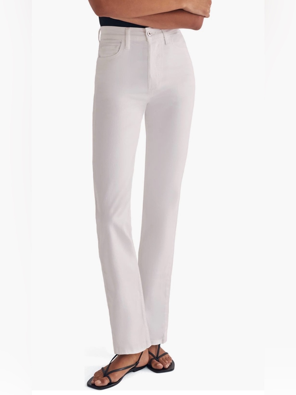 NWT Favorite Daughter White Jeans